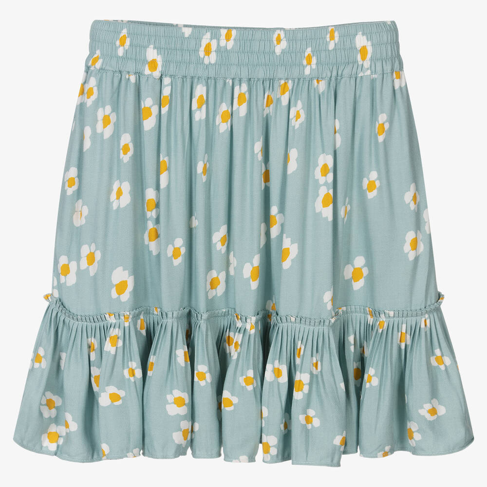 Stella McCartney Kids-Юбка с ромашками для подростков | Childrensalon Outlet