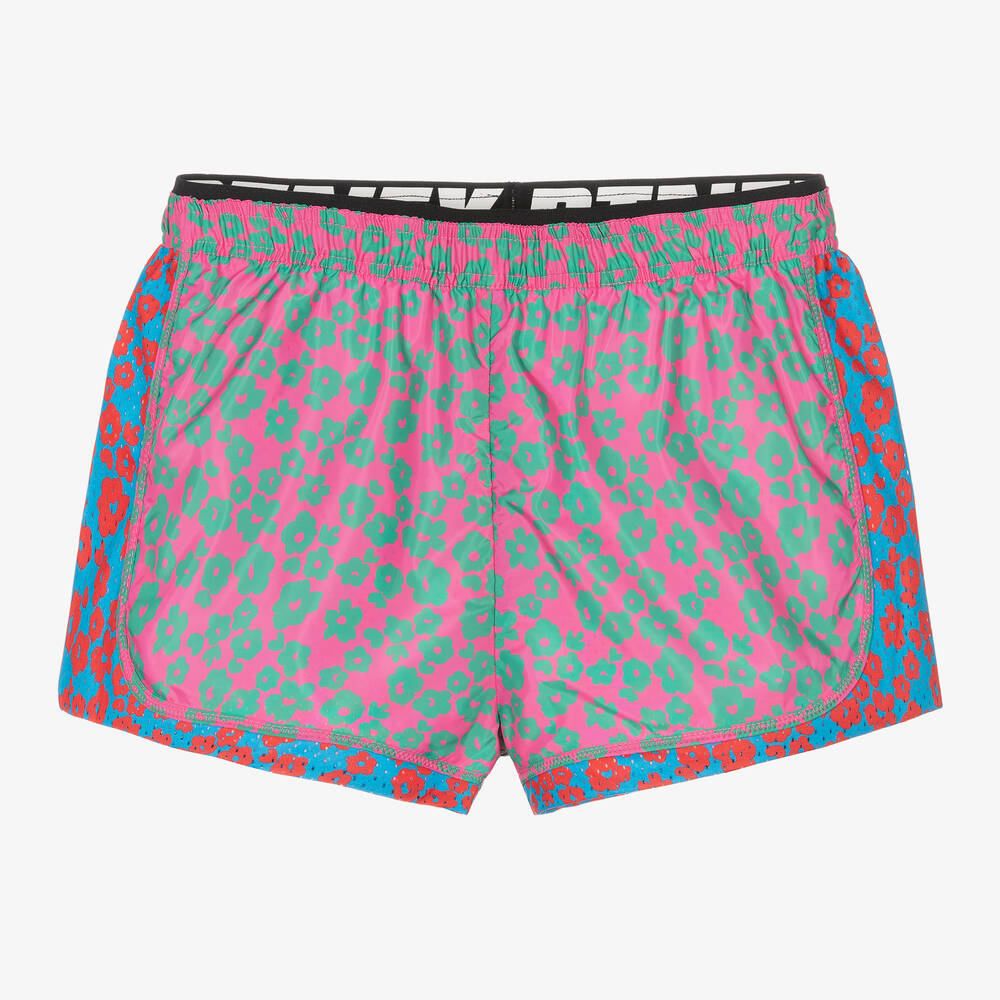 Stella McCartney Kids - Geblümte Teen Sport-Shorts (M) | Childrensalon