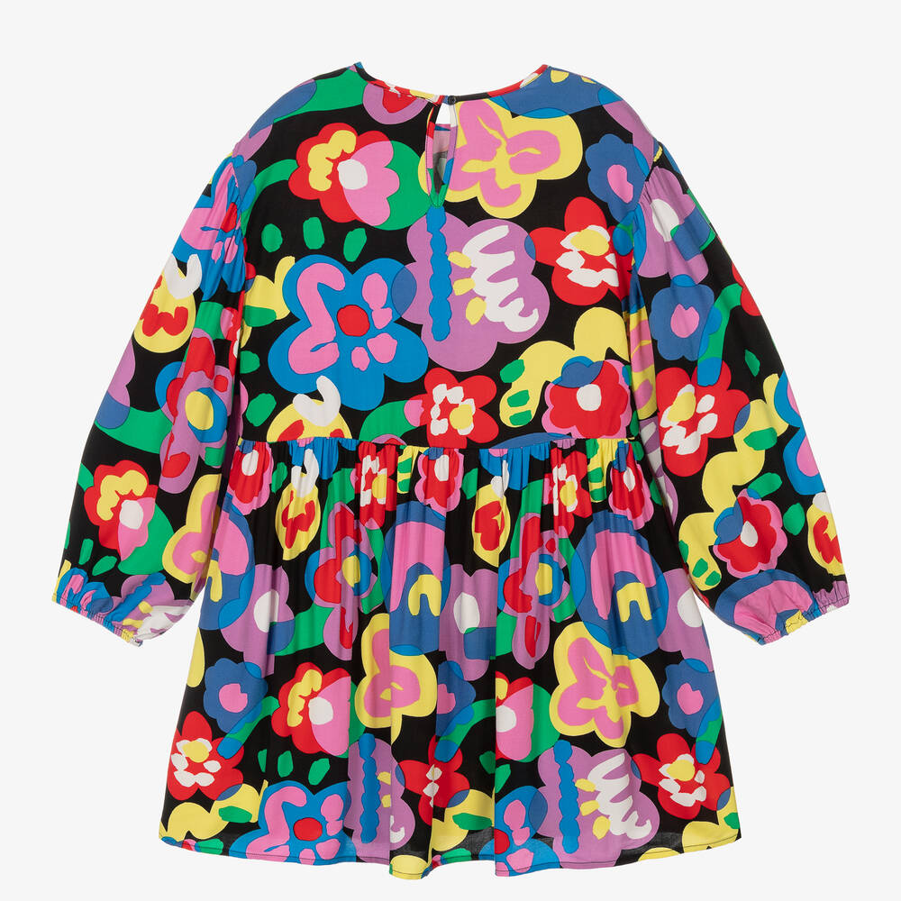 Stella McCartney Kids-Платье из вискозы с цветами | Childrensalon Outlet