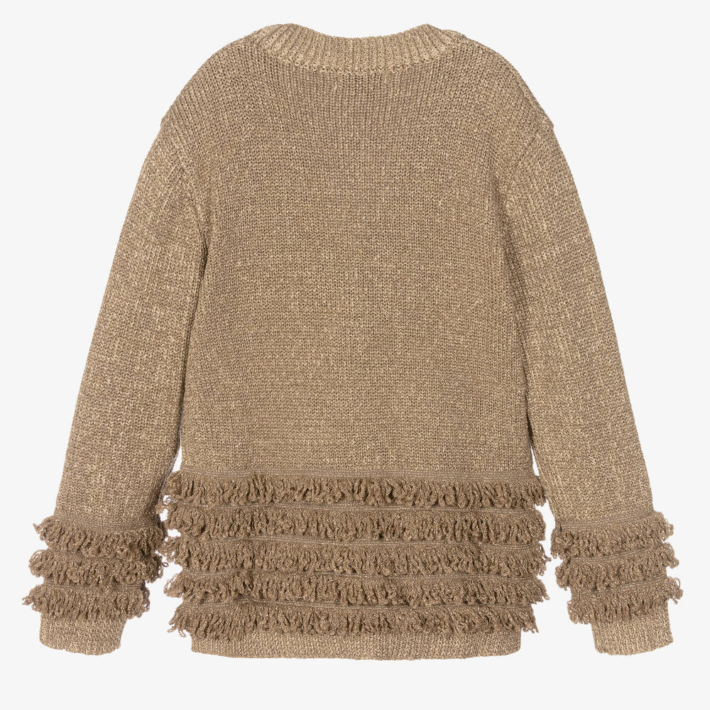 Stella mccartney fringe sweater outlet