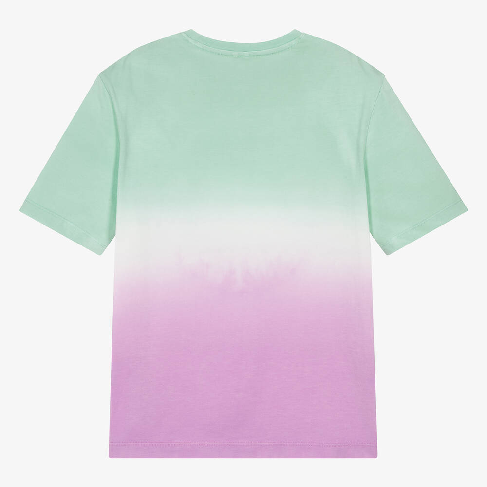 Stella McCartney Kids - Teen Girls Green & Purple Ombre T