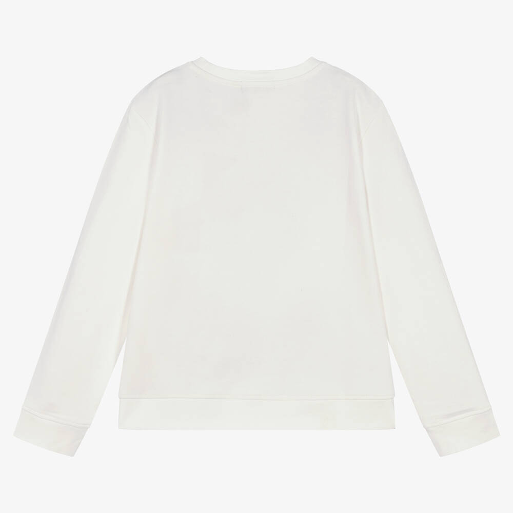 Stella McCartney Kids-Кремовый свитшот с рисунком | Childrensalon Outlet