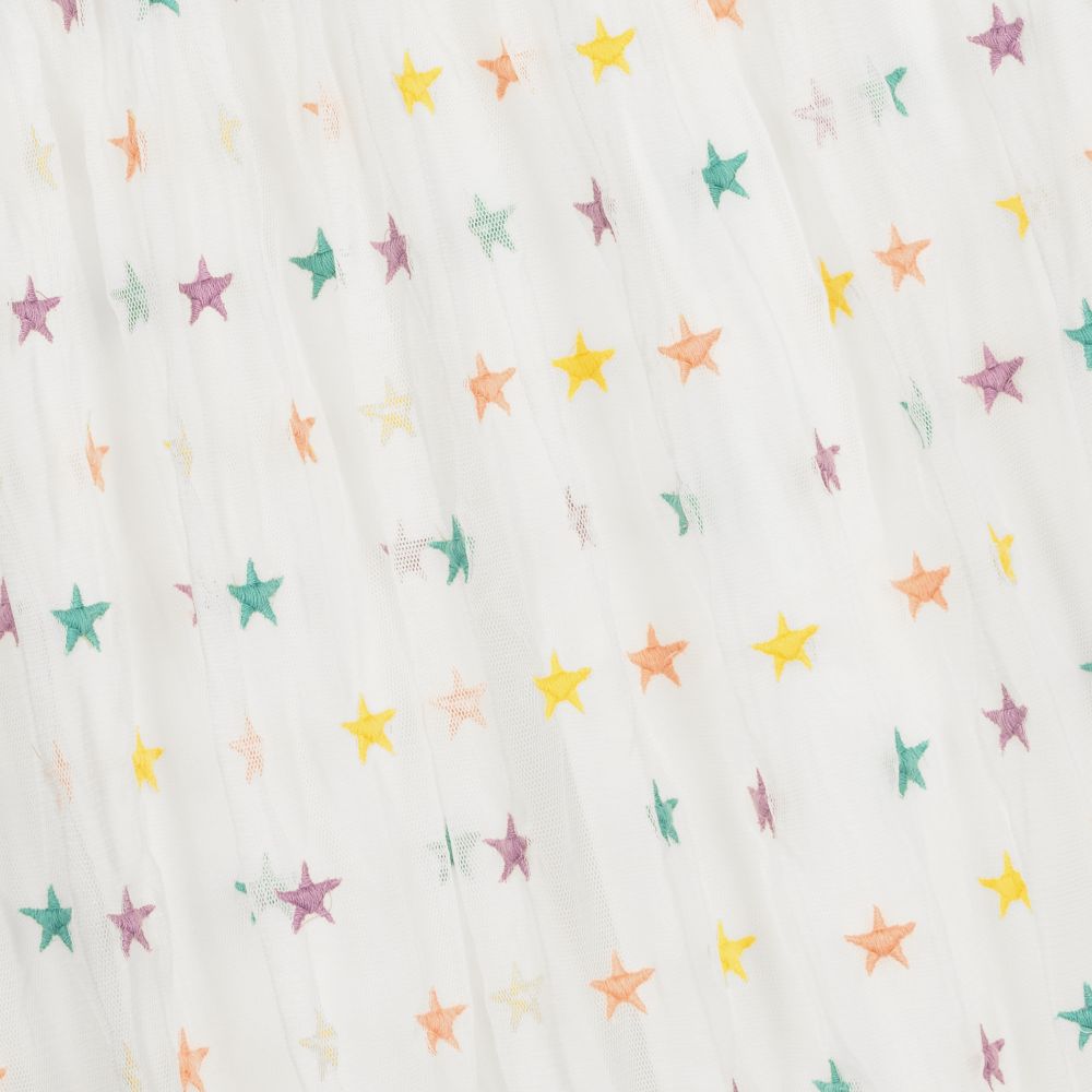 Stella McCartney Kids-Teen Girls Ivory Star Dress | Childrensalon Outlet
