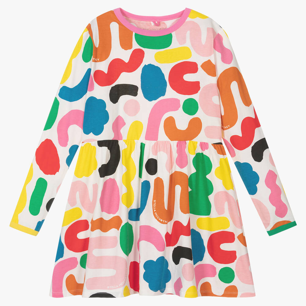 Stella McCartney Kids - Teen Kleid mit Formen-Print (M) | Childrensalon