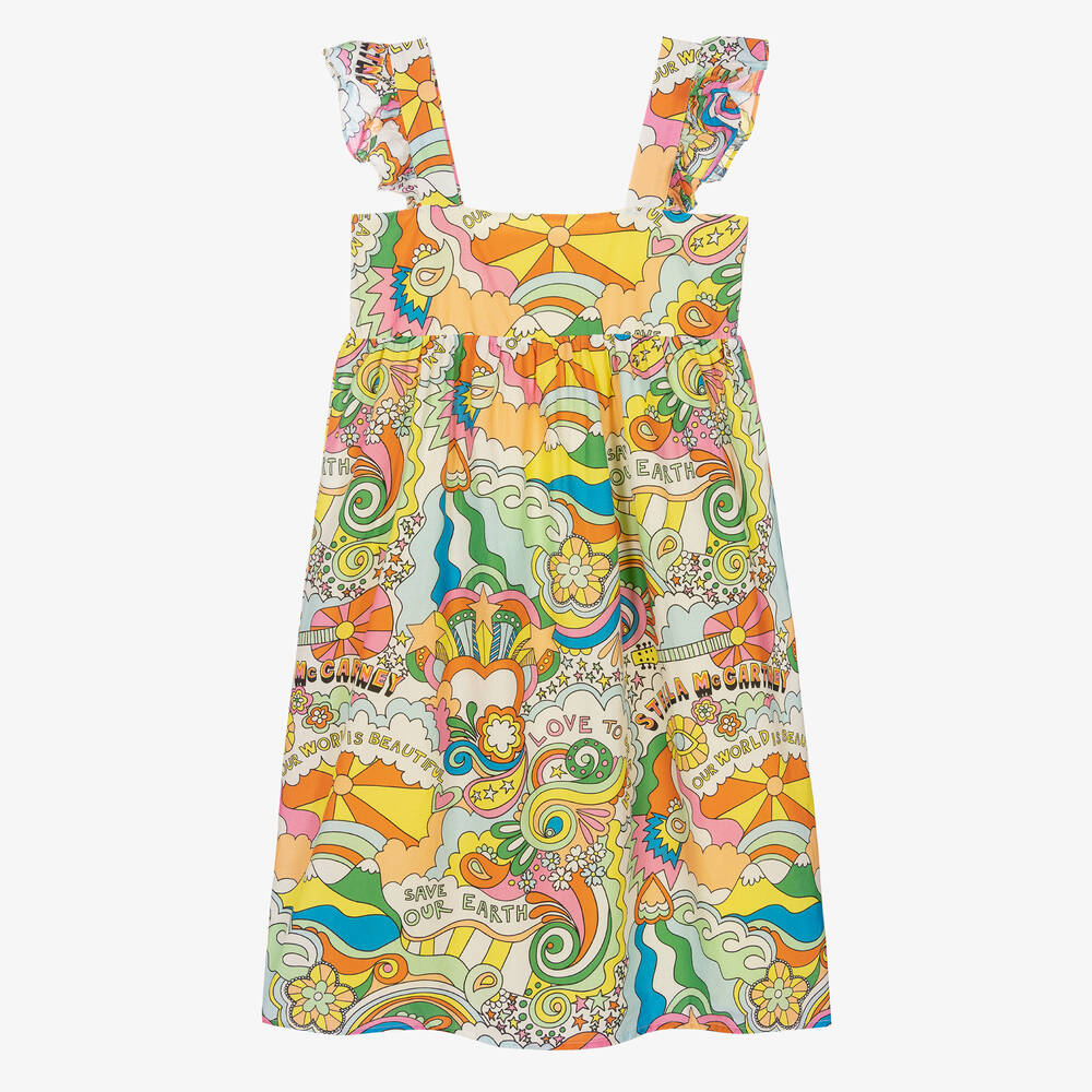 Stella McCartney Kids - Разноцветное платье без рукавов | Childrensalon