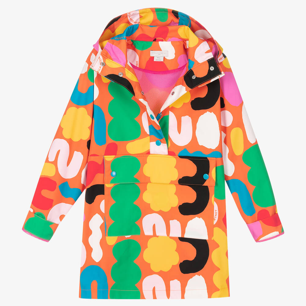 Stella McCartney Kids-Teen Girls Orange Cagoule | Childrensalon Outlet
