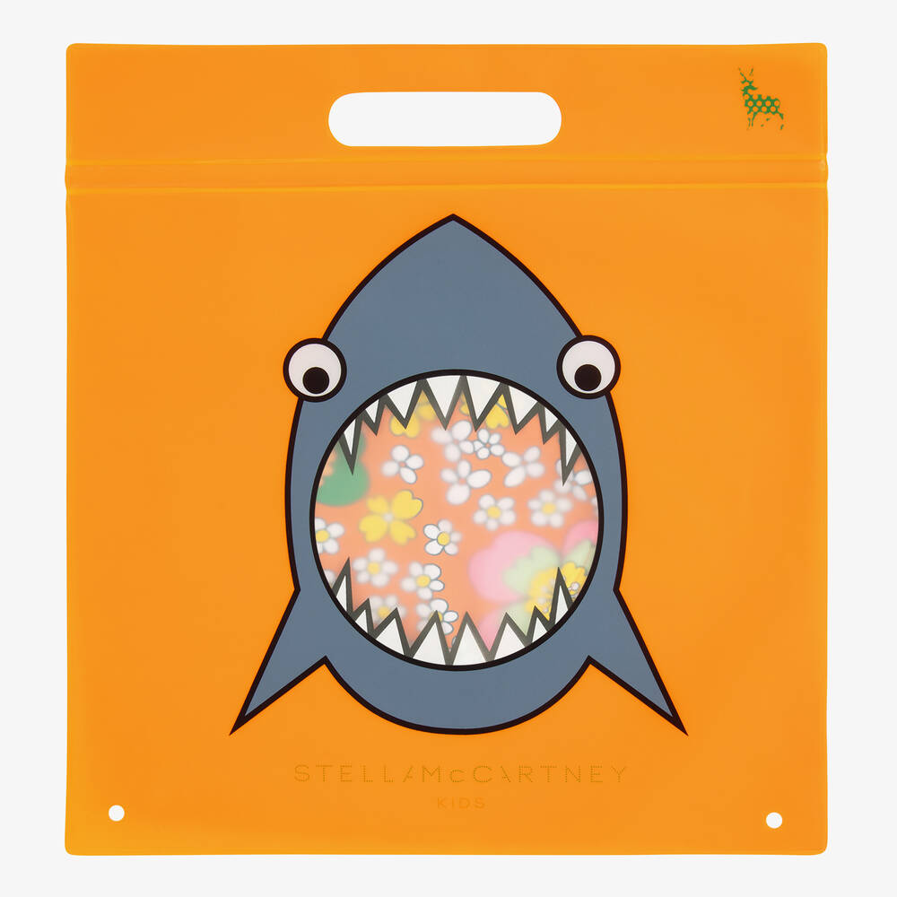 Stella McCartney Kids-Teen Girls Orange Floral Bikini (UPF50+) | Childrensalon Outlet