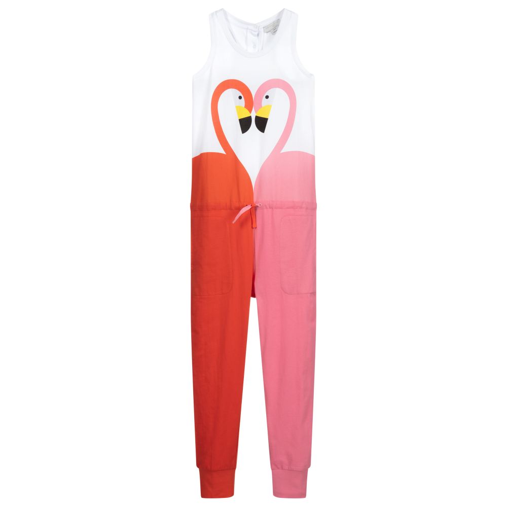 Stella McCartney Kids - Oranger Teen Jumpsuit für Mädchen | Childrensalon