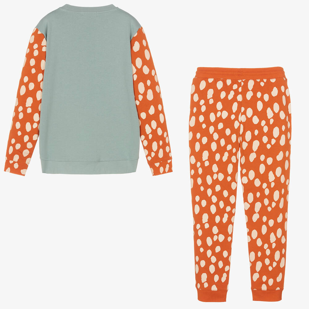 Stella McCartney Kids-Оранжевый спортивный костюм | Childrensalon Outlet