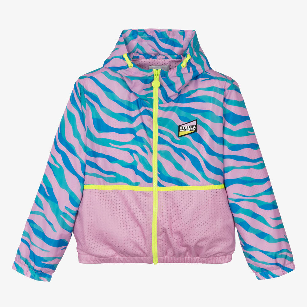 Stella McCartney Kids-Teen Girls Pink & Blue Windbreaker | Childrensalon Outlet