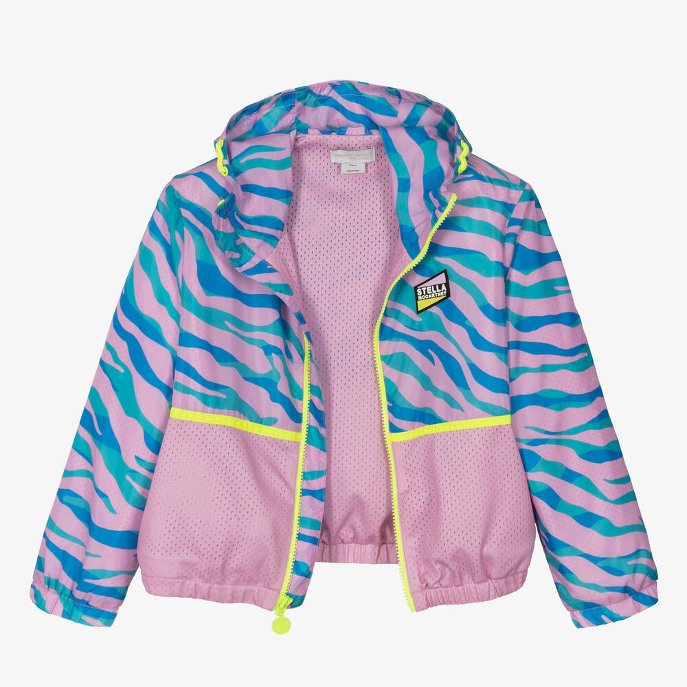 Stella McCartney Kids-Teen Girls Pink & Blue Windbreaker | Childrensalon Outlet