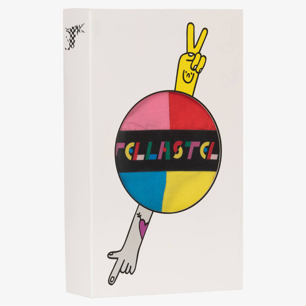 Stella McCartney Kids-صدرية داخلية هودي قطن عضوي بألوان بلوك (عدد 2) | Childrensalon Outlet