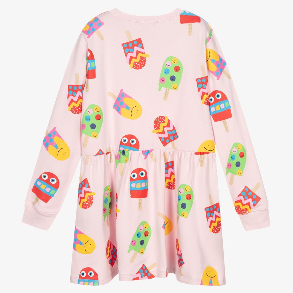 Stella McCartney Kids-Teen Girls Pink Cotton Dress | Childrensalon Outlet