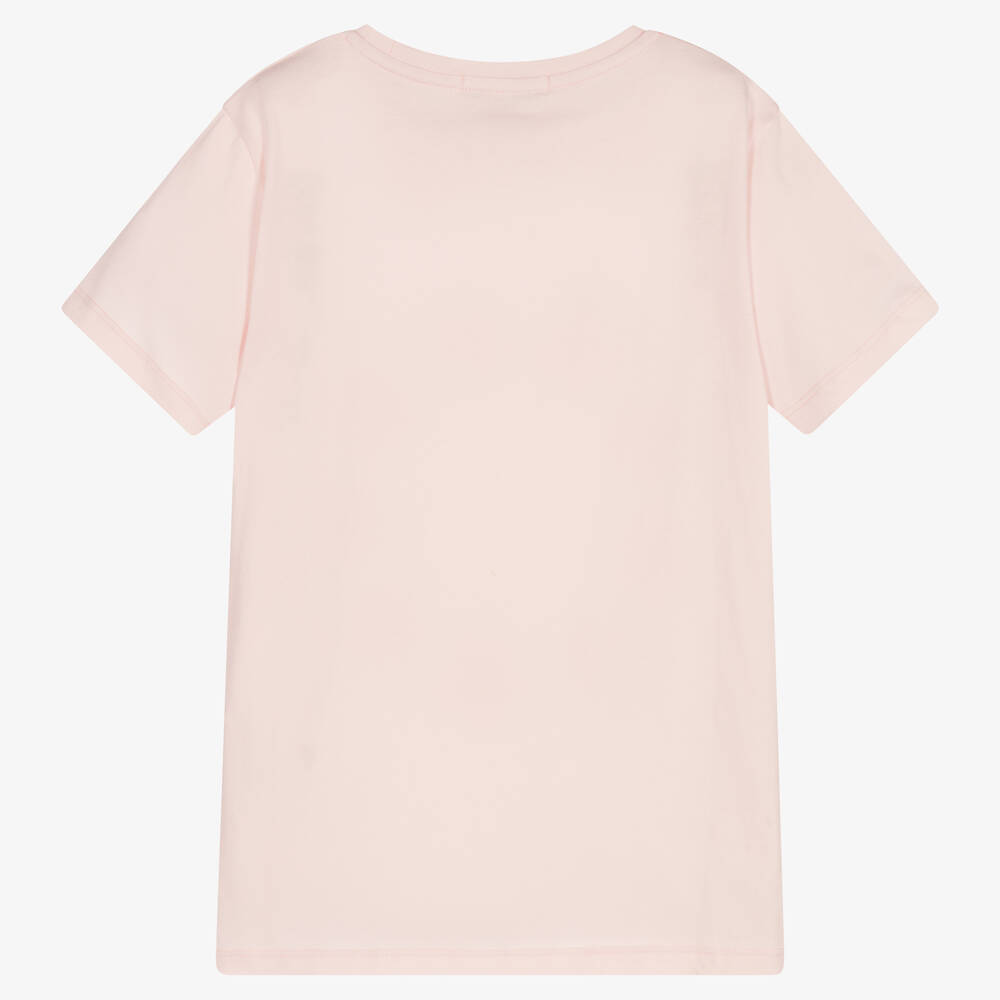 Stella McCartney Kids-تيشيرت تينز بناتي قطن لون زهري | Childrensalon Outlet