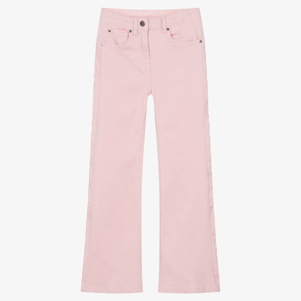 Stella McCartney Kids - Jean rose évasé en denim pour ado fille | Childrensalon