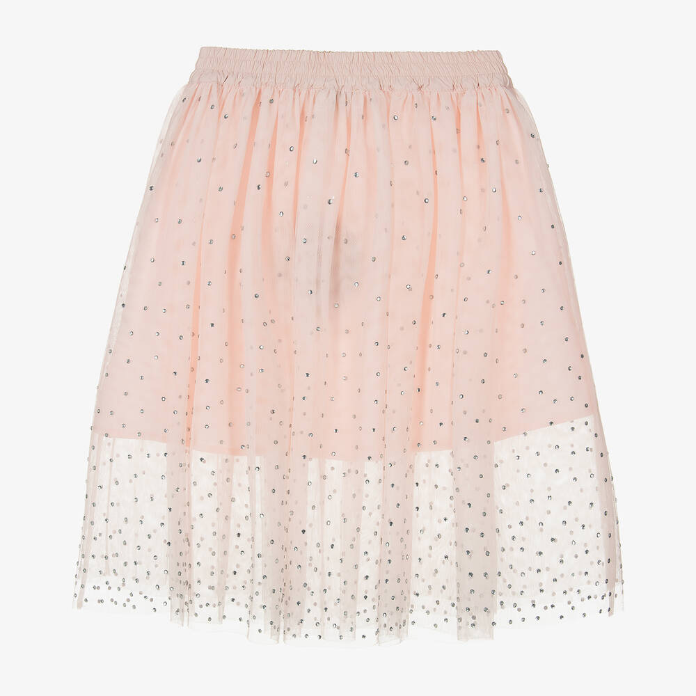 Stella McCartney Kids-Teen Girls Pink Diamanté Tutu Skirt | Childrensalon Outlet