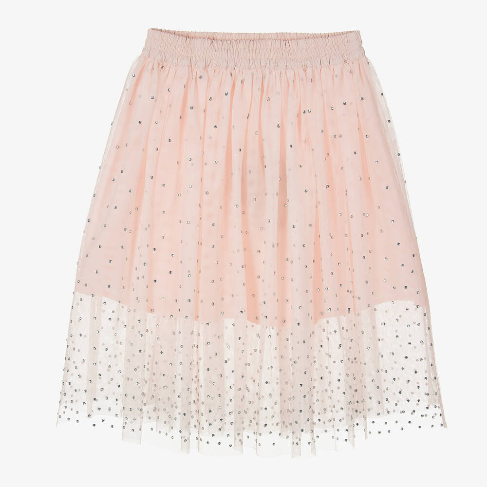 Stella McCartney Kids - Teen Girls Pink Diamanté Tutu Skirt | Childrensalon