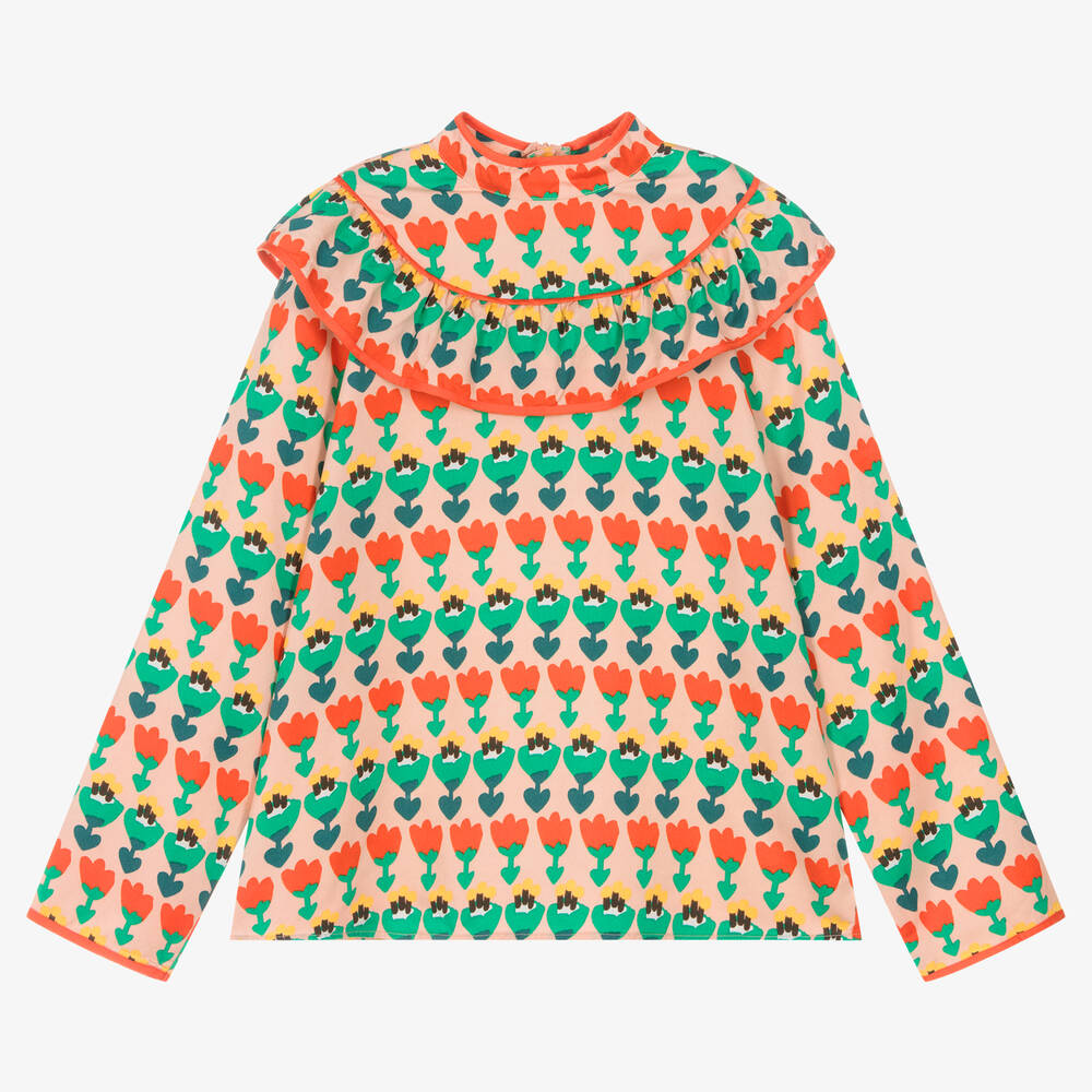 Stella McCartney Kids - Розовая блузка с цветами | Childrensalon