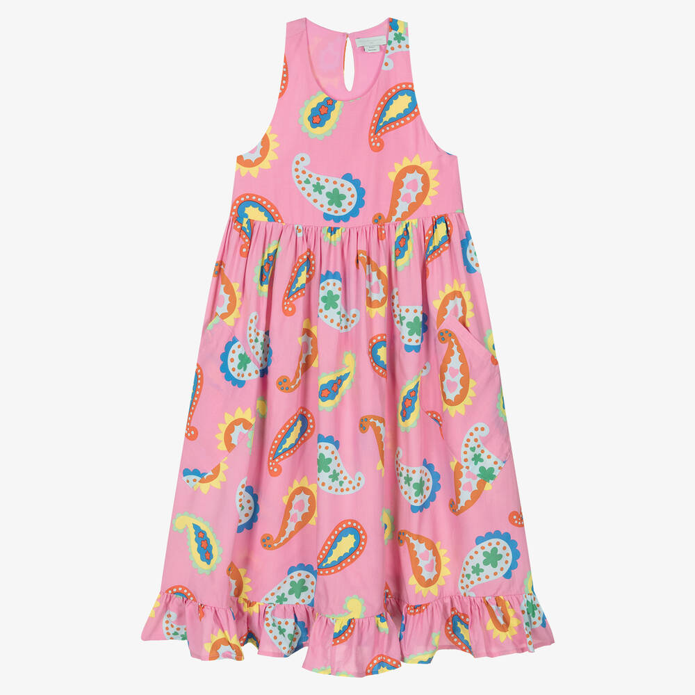 Stella McCartney Kids - Rosa Teen Kleid mit Paisley-Print | Childrensalon