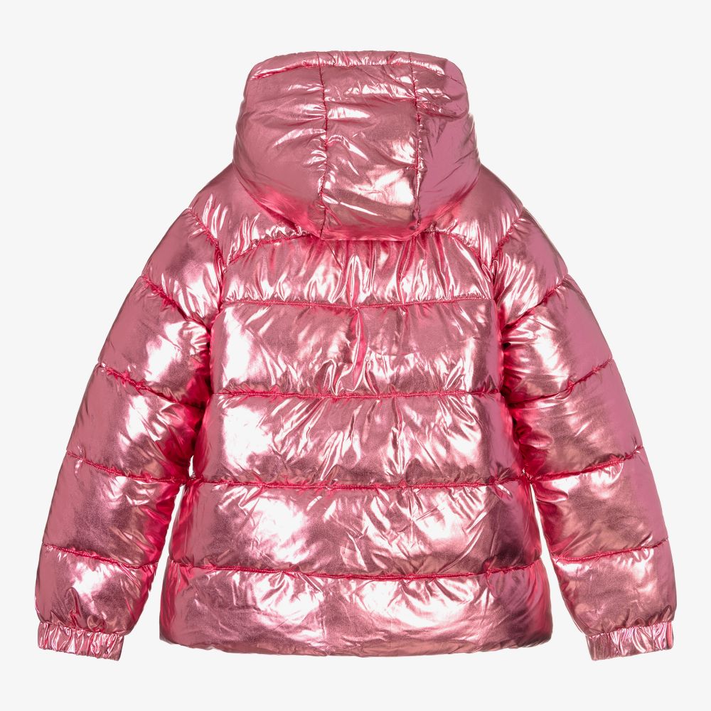 Girls pink deals down jacket