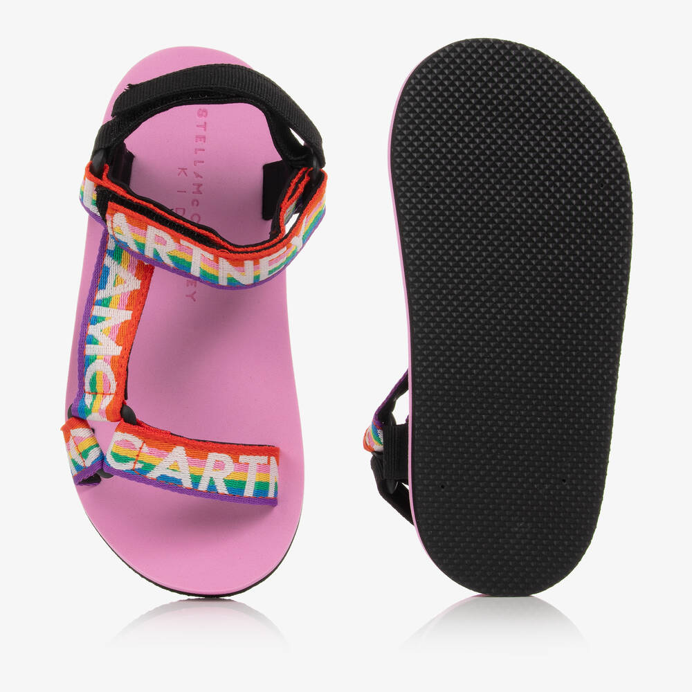 Stella mccartney deals logo sandals