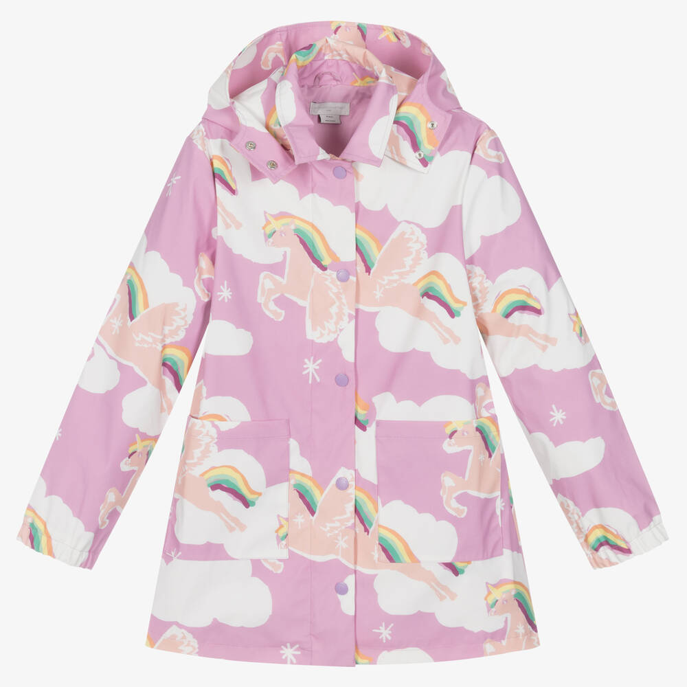 Stella McCartney Kids - Imperméable arc-en-ciel et licorne | Childrensalon