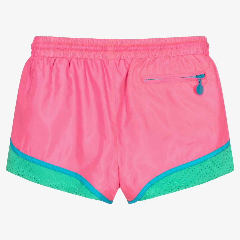 Stella McCartney Kids-شورت رياضة تينز بناتي لون زهري | Childrensalon Outlet