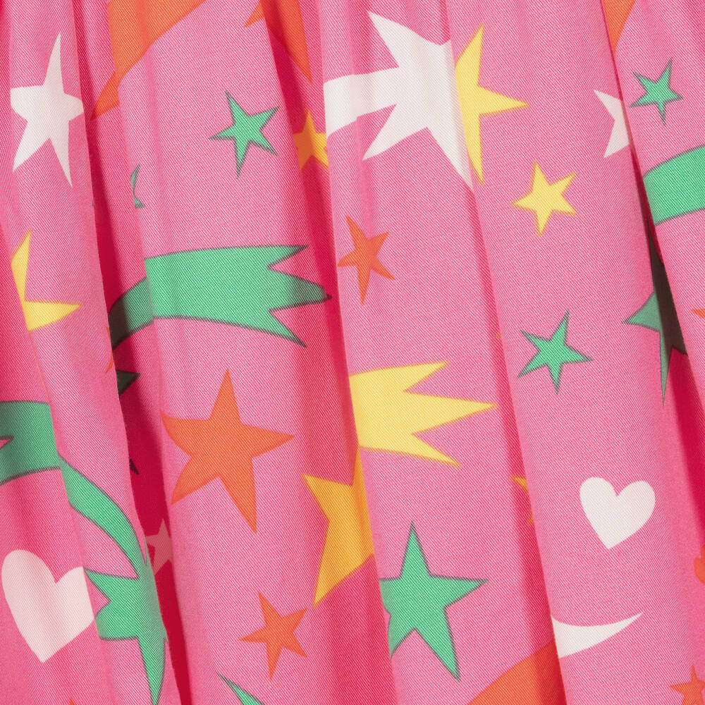 Stella McCartney Kids-Розовая юбка со звездами для девочек-подростков | Childrensalon Outlet