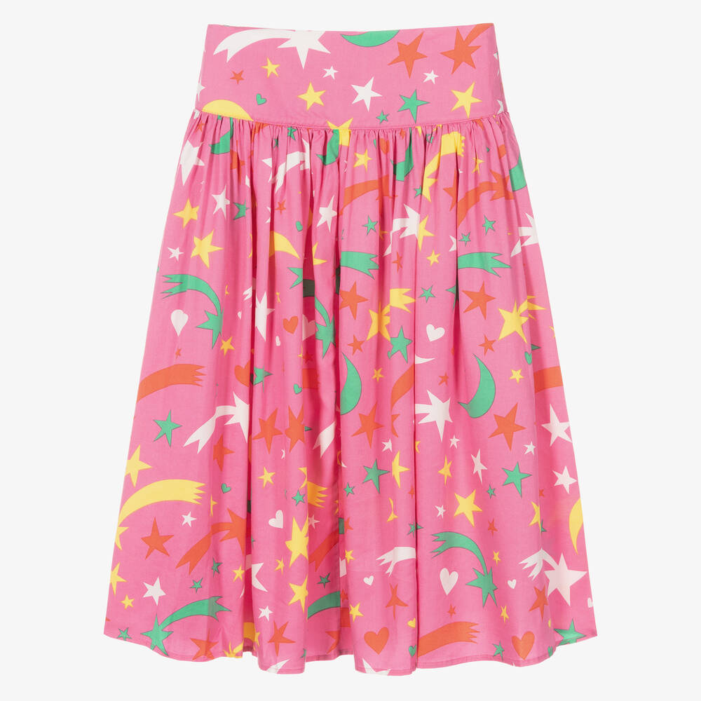 Stella McCartney Kids - Розовая юбка со звездами для девочек-подростков | Childrensalon