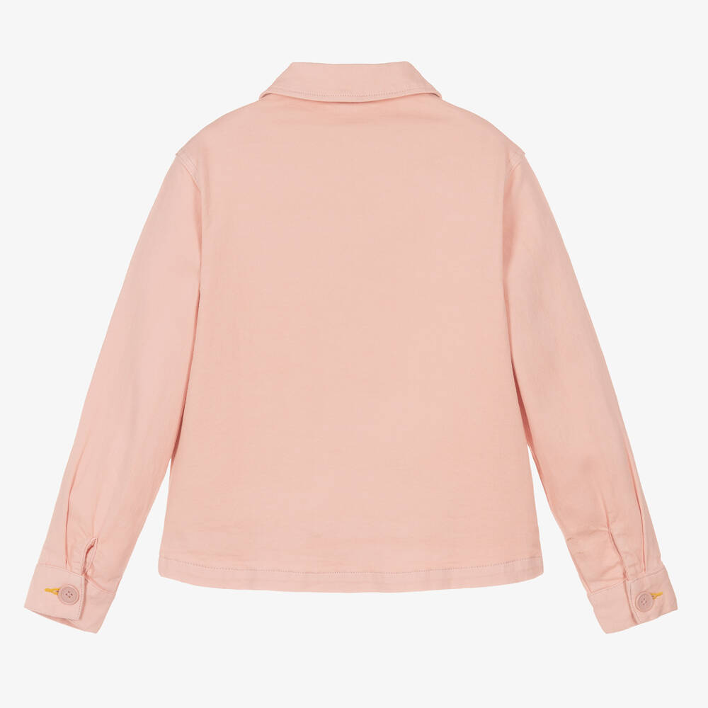 Childrens pink denim jacket on sale