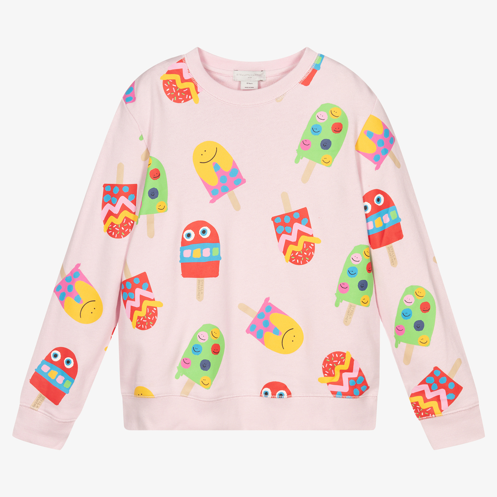 Stella McCartney Kids - Teen Girls Pink Sweatshirt | Childrensalon
