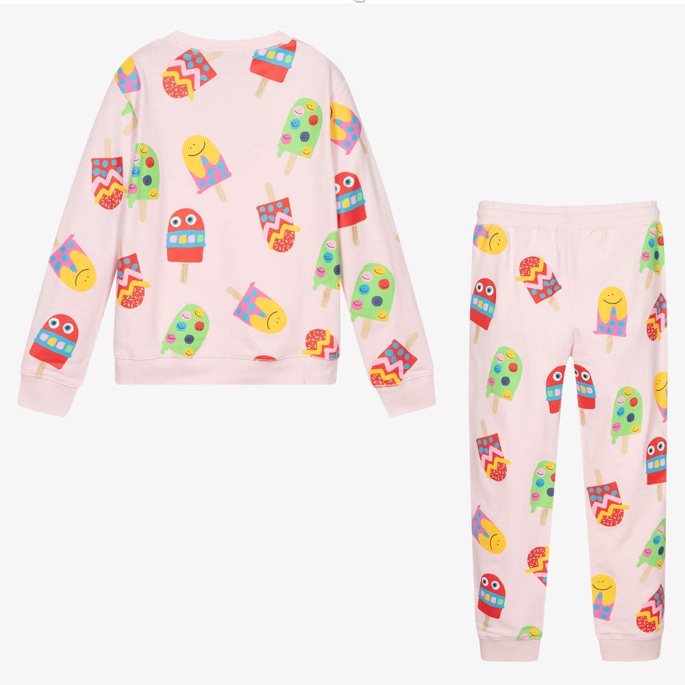 Stella McCartney Kids-Teen Girls Pink Tracksuit | Childrensalon Outlet