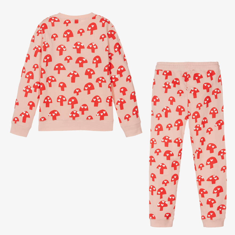 Stella McCartney Kids-Розовый спортивный костюм для девочек-подростков | Childrensalon Outlet