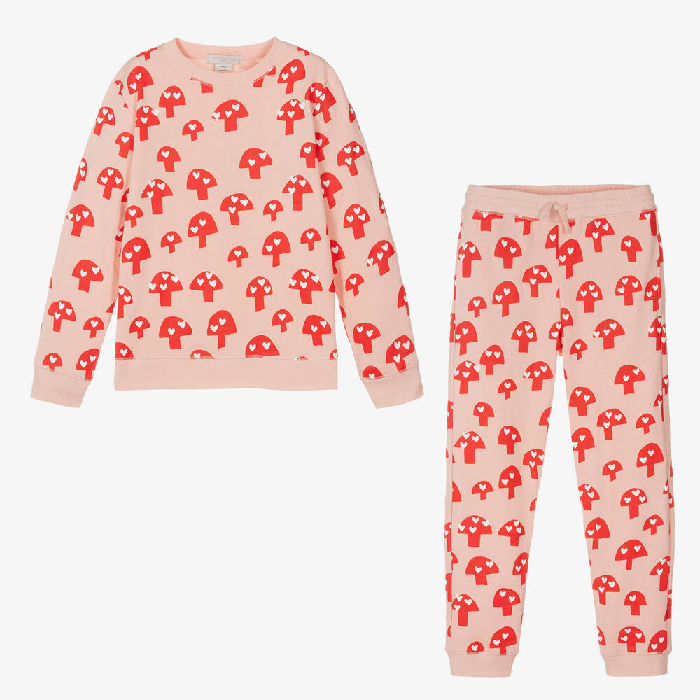 Stella McCartney Kids - Розовый спортивный костюм для девочек-подростков | Childrensalon