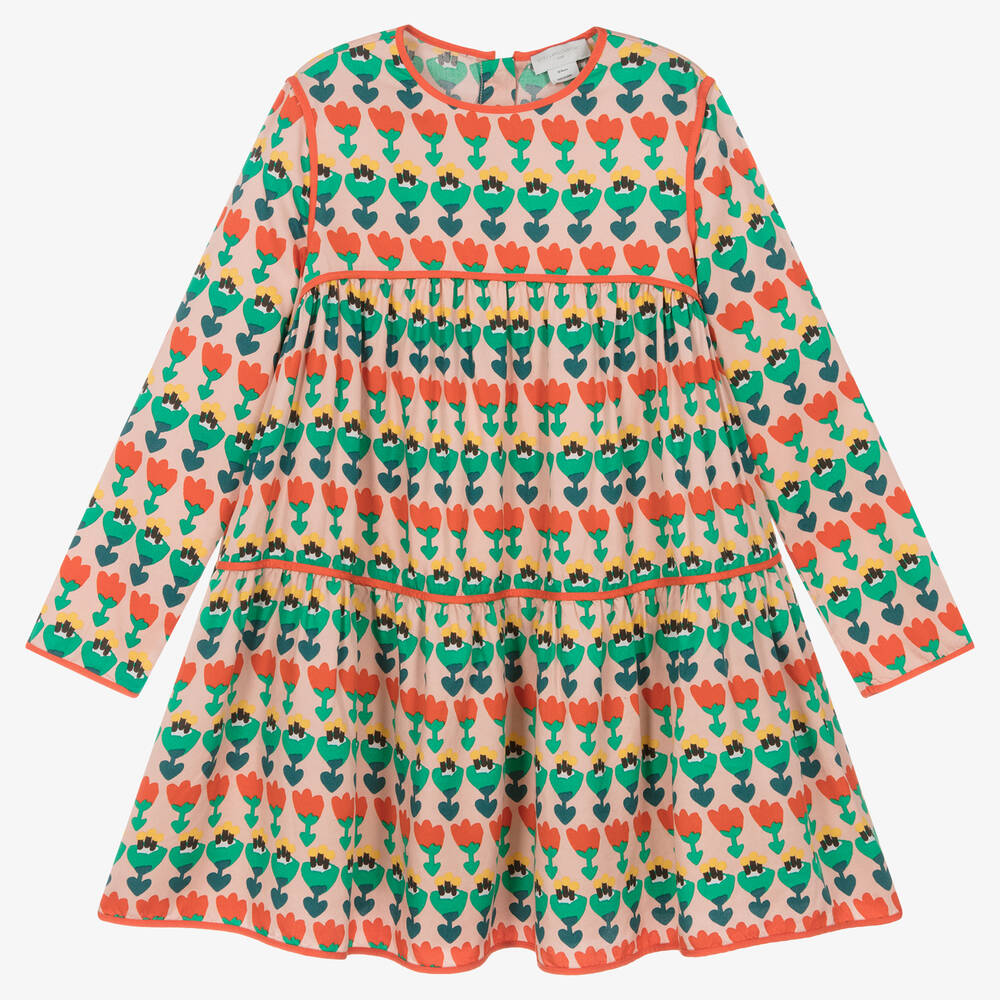 Stella McCartney Kids - Розовое платье с тюльпанами | Childrensalon