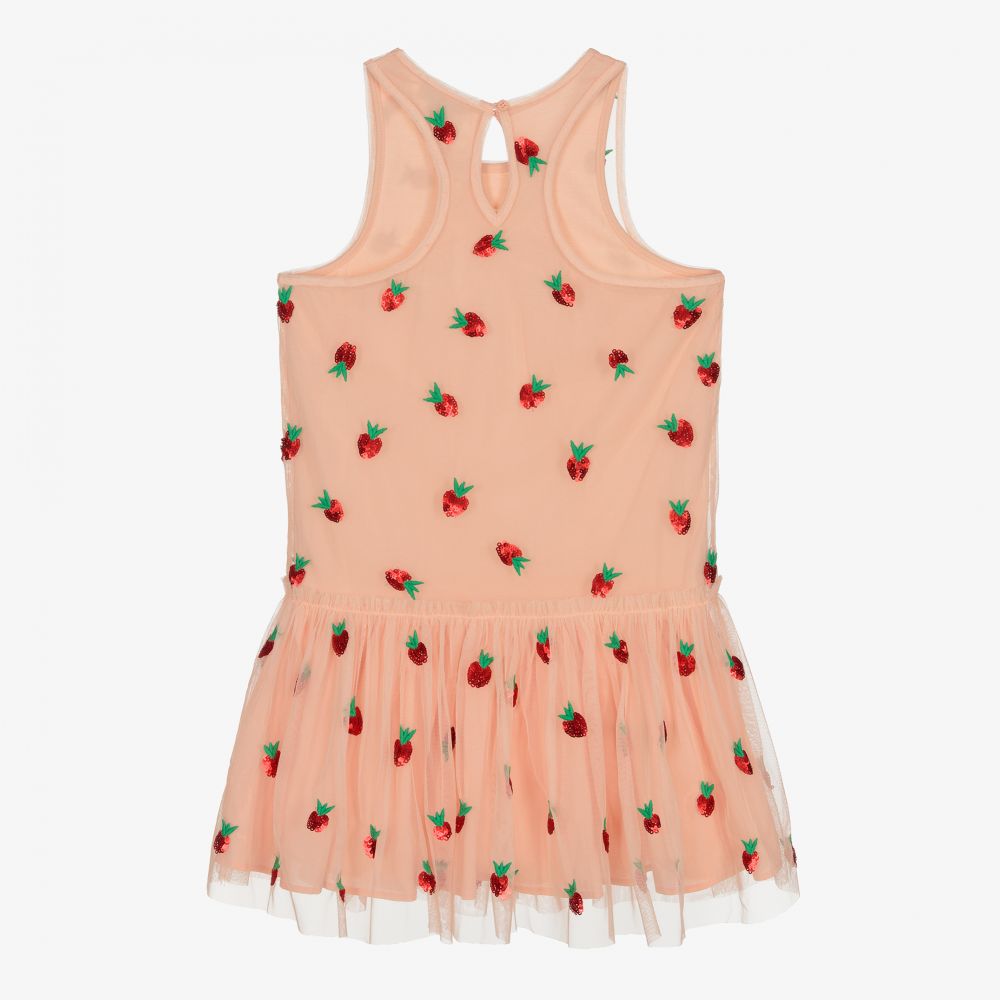 Stella McCartney Kids-Розовое платье из тюля для девочек-подростков | Childrensalon Outlet