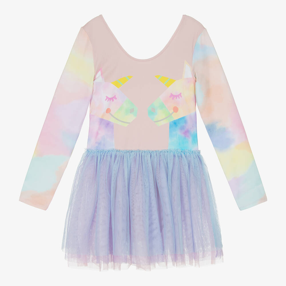 Stella McCartney Kids - Robe rose en tulle licorne ado | Childrensalon