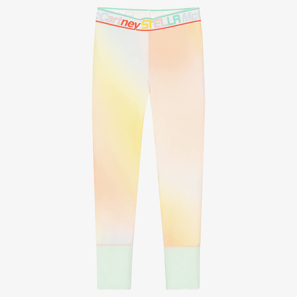 Stella McCartney Kids - Teen Leggings in Rosa und Gelb | Childrensalon