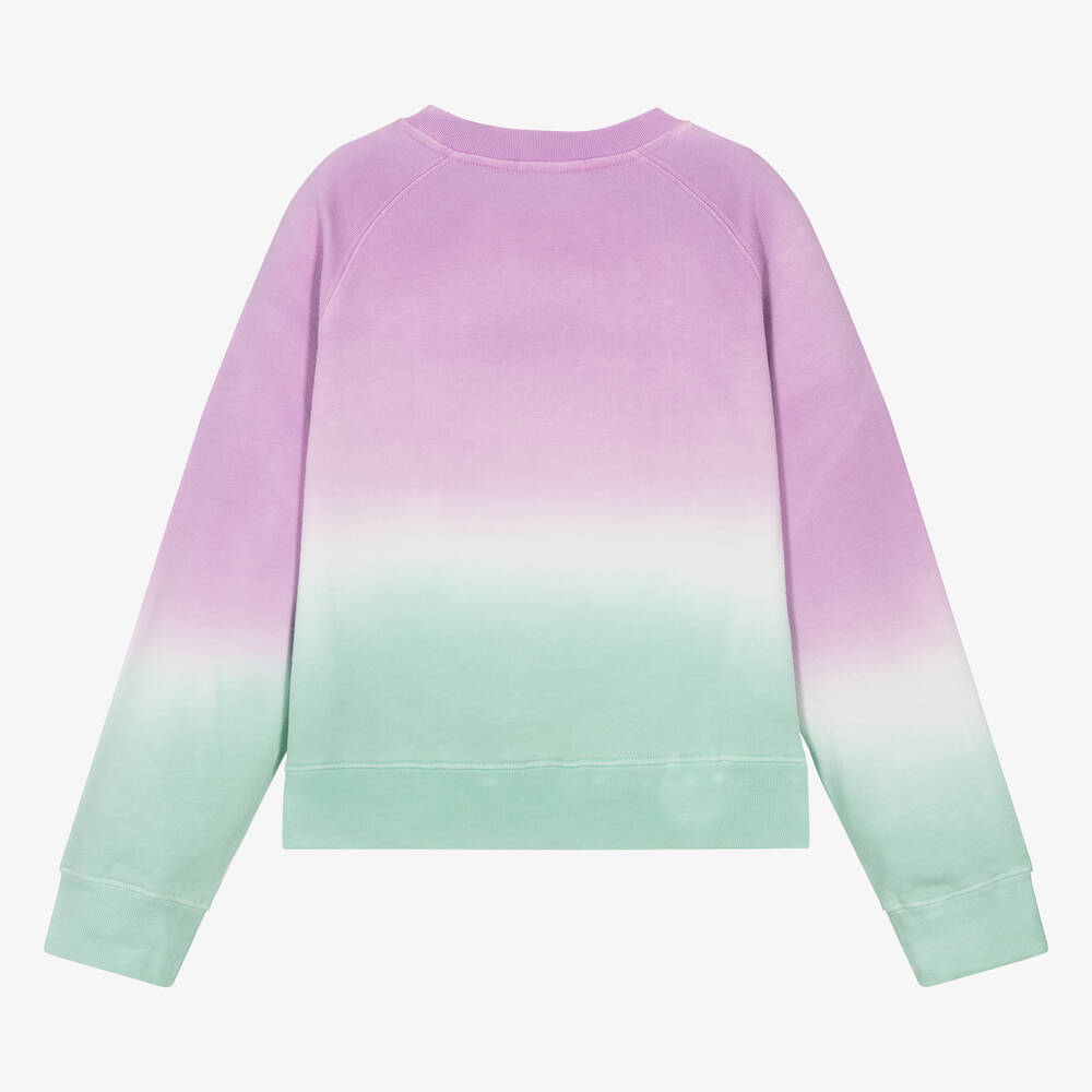 Stella McCartney Kids Teen Girls Purple Green Sweatshirt