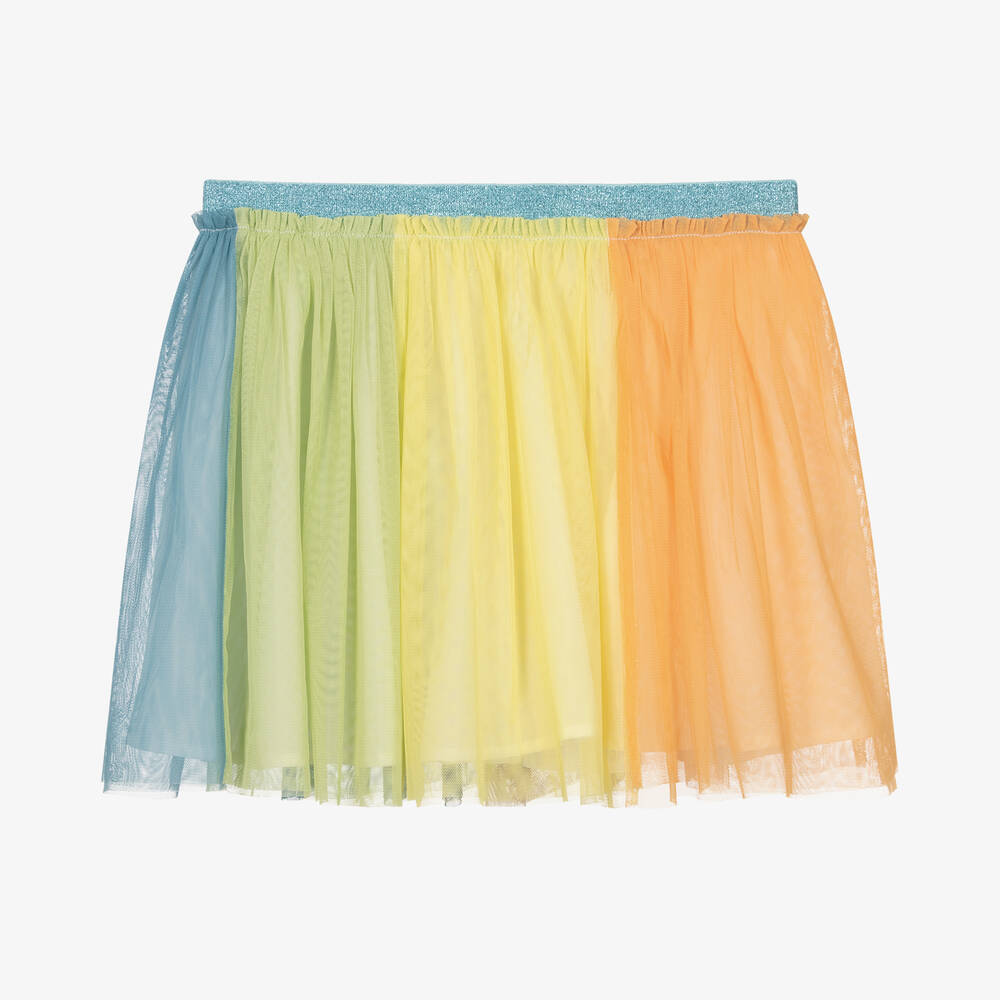 Stella McCartney Kids - Teen Girls Rainbow Tulle Skirt | Childrensalon