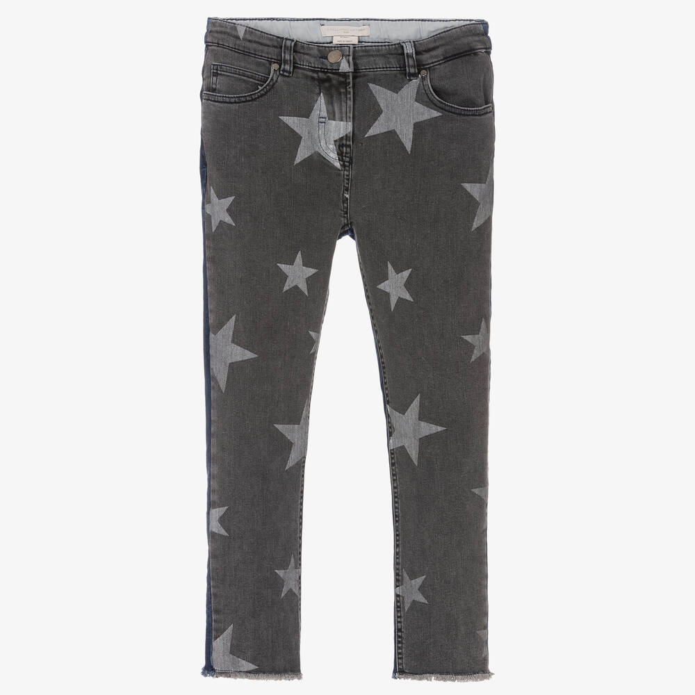 Stella McCartney Kids - Enge Teen Jeans mit Sternen (M) | Childrensalon