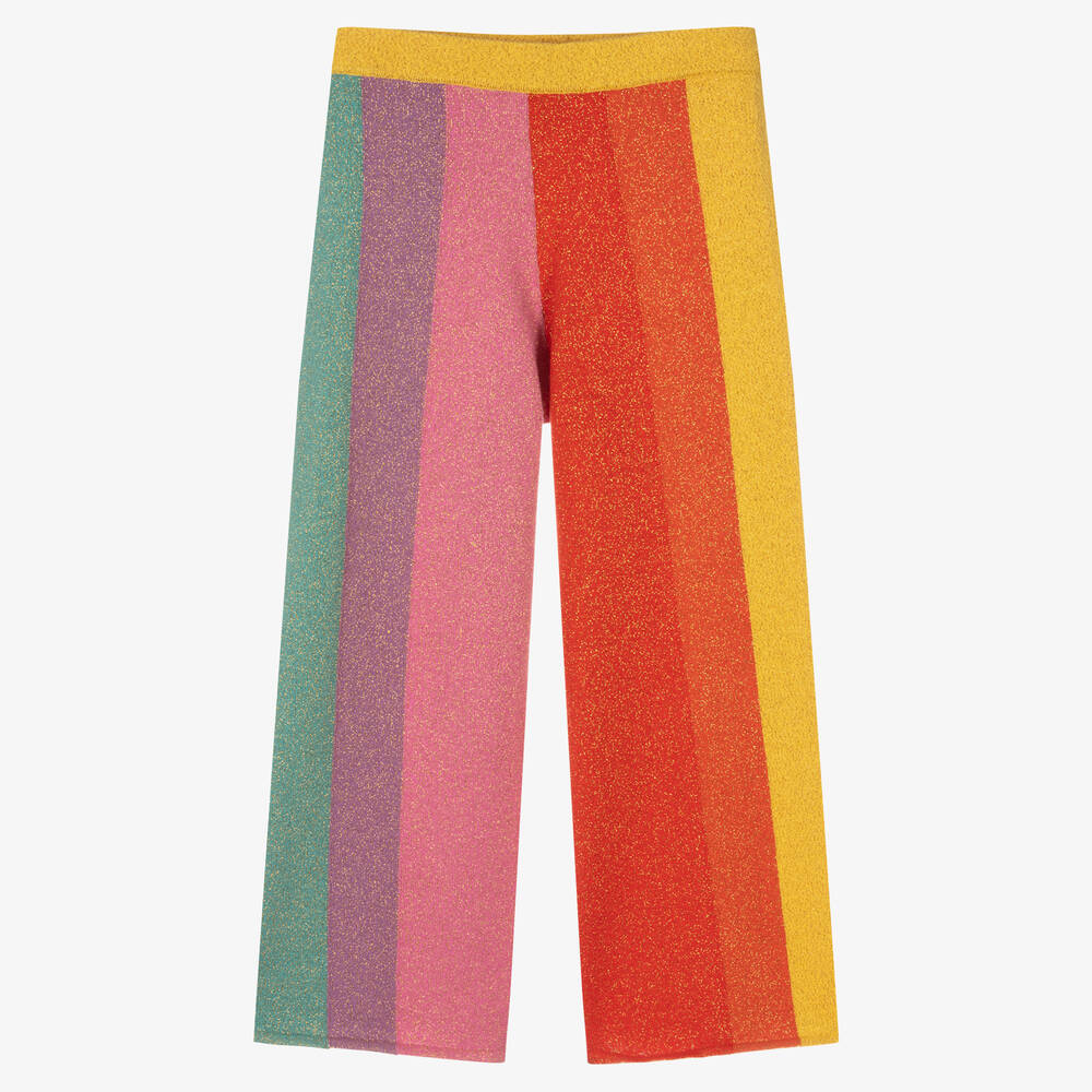 Stella McCartney Kids - Трикотажные брюки в полоску для девочек-подростков | Childrensalon