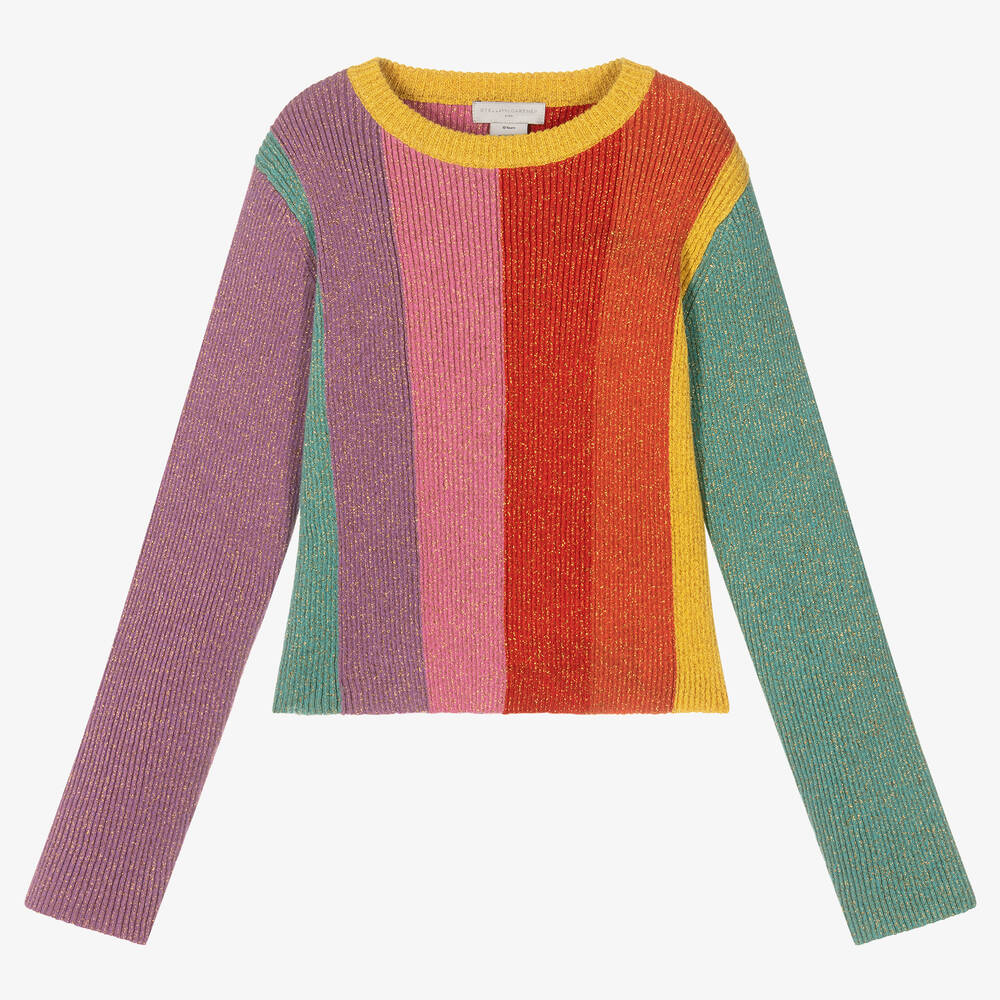 Stella McCartney Kids - Gestreifter Teen Pullover (M) | Childrensalon