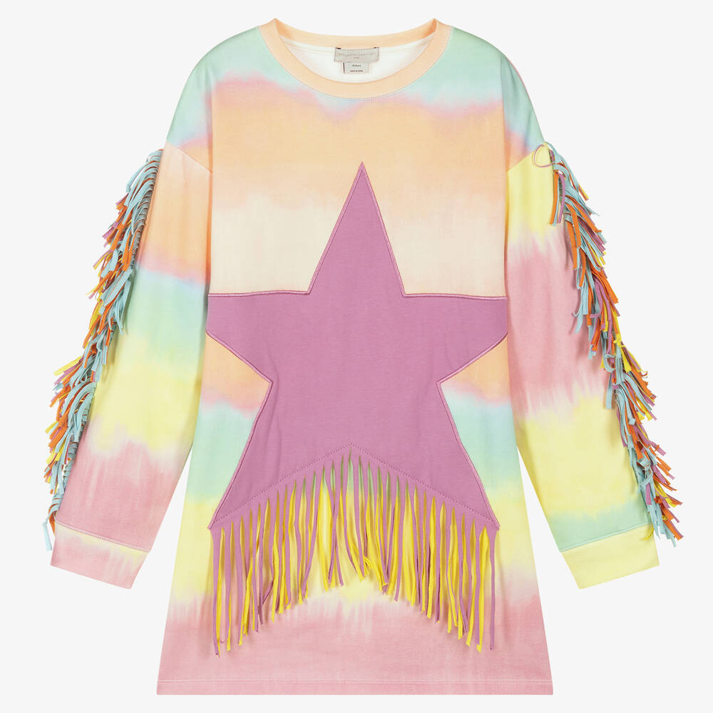 Stella McCartney Kids - Teen Girls Tie-Dye Star Dress | Childrensalon