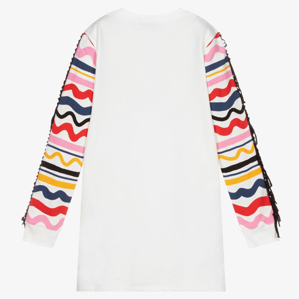 Stella McCartney Kids-Teen Girls White Cotton Dress | Childrensalon Outlet