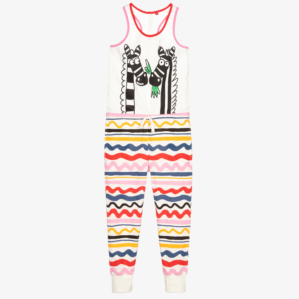 Stella McCartney Kids - Teen Girls White Jumpsuit | Childrensalon