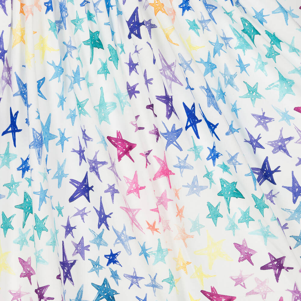 Stella McCartney Kids - Teen Girls White Organic Cotton Star