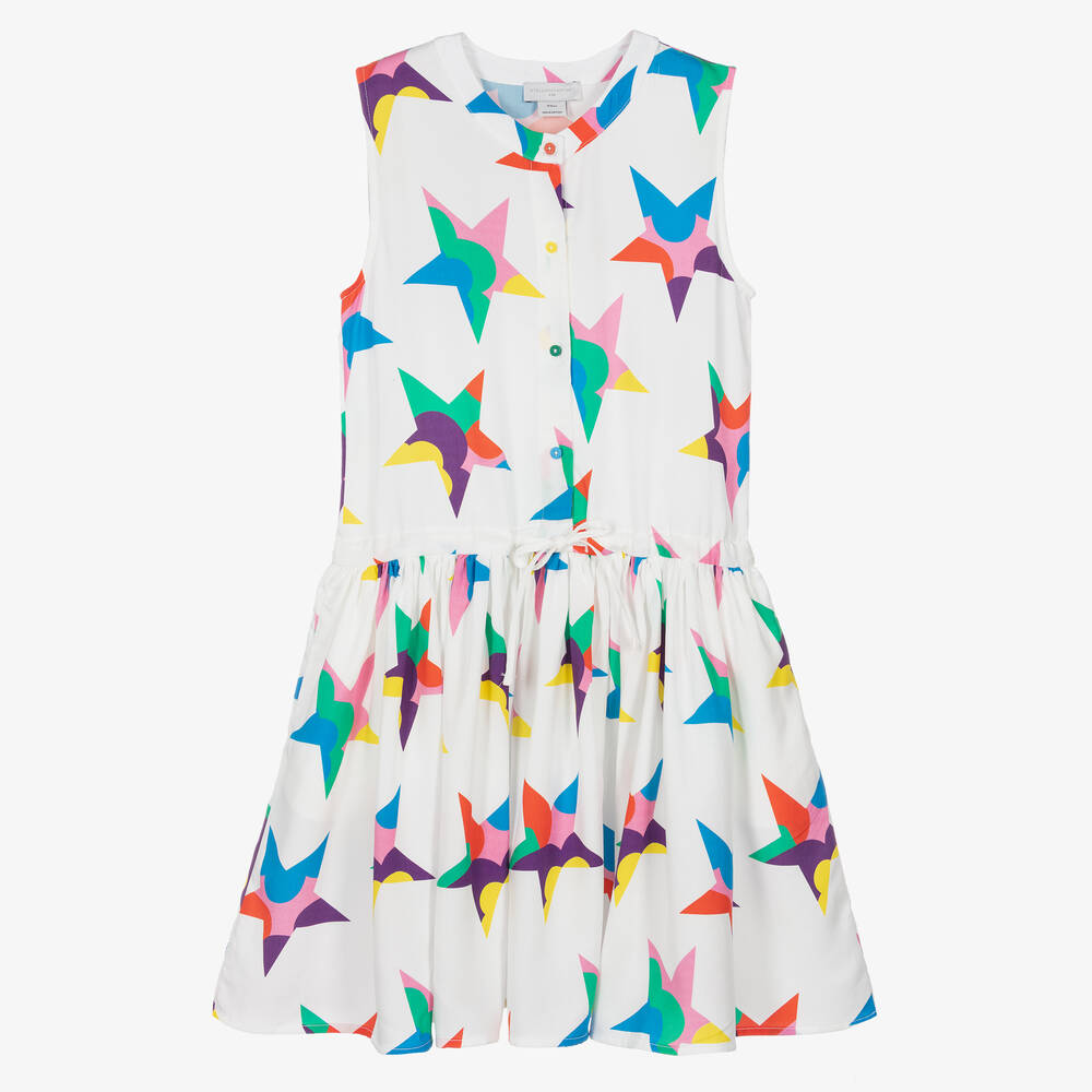Stella McCartney Kids - Teen Girls White Star Print Dress | Childrensalon
