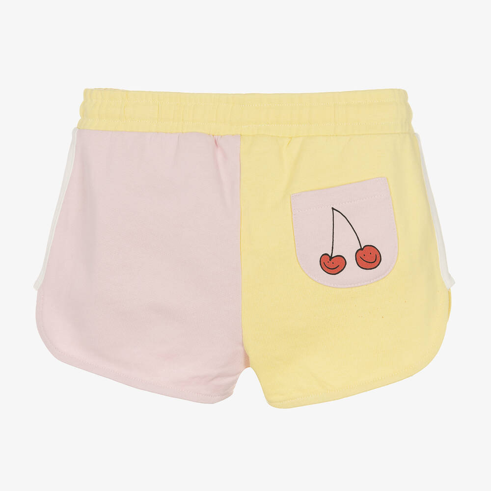 Stella McCartney Kids-Teen Girls Yellow Cotton Shorts | Childrensalon Outlet