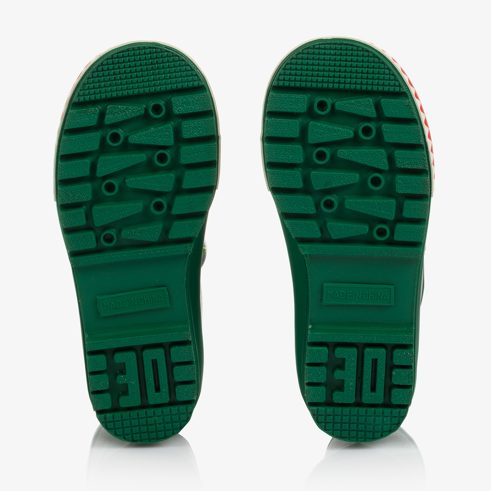 Stella McCartney Kids-Teen Green Croc Rain Boots | Childrensalon Outlet